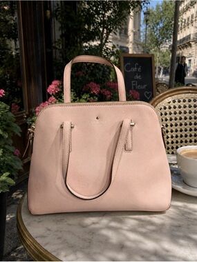 kate spade Blush Pink Leather Top-Handle Satchel